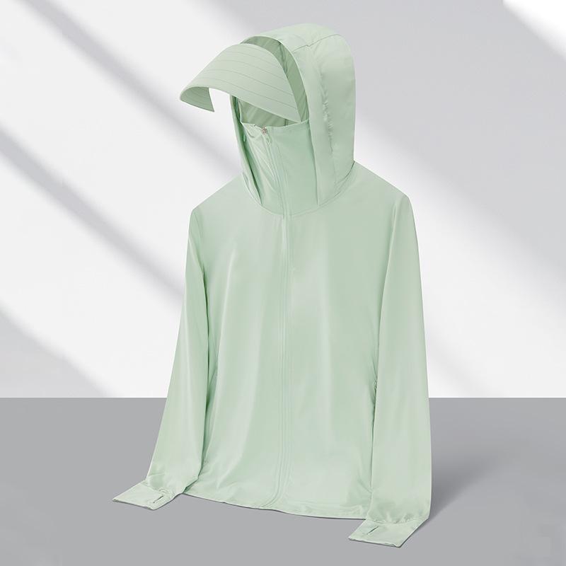 Летняя куртка с капюшоном Jin an из ледяного шелка с защитой от УФ-лучей, приталенного кроя, для мужчин и женщин. Large
Летняя куртка с капюшоном Jin an из ледяного шелка с защитой от УФ-лучей, приталенного кроя, для мужчин и женщин. Large