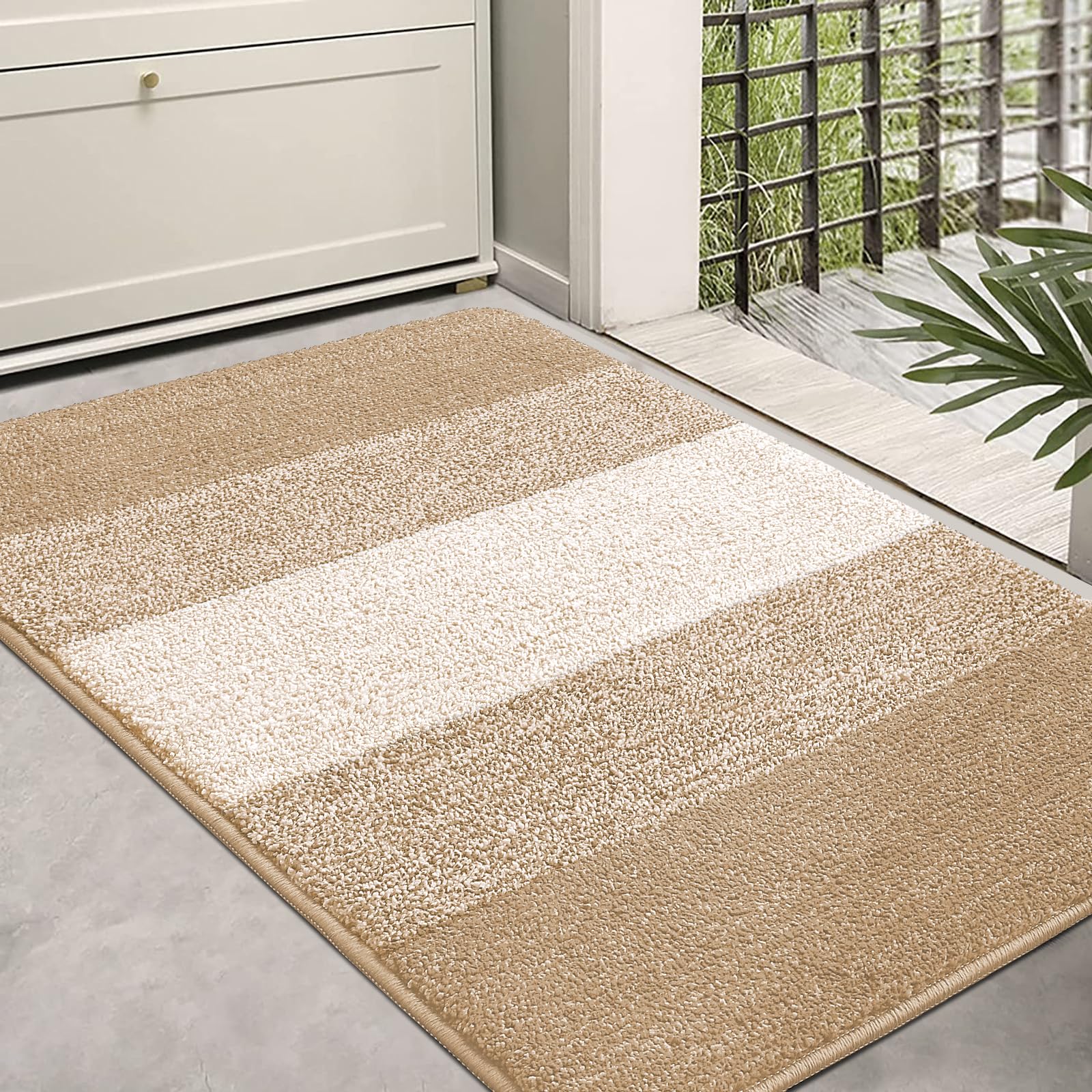 HAPIHAPPY New Indoor Door Mat Plush Non-Slip Foot Mat Rubber Door Mat Entrance Floor Rug Absorbent Bathroom Soft Kitchen Carpet 43X76cm (17x29 inch)
HAPIHAPPY New Indoor Door Mat Plush Non-Slip Foot Mat Rubber Door Mat Entrance Floor Rug Absorbent Bathroom Soft Kitchen Carpet 43X76cm (17x29 inch)