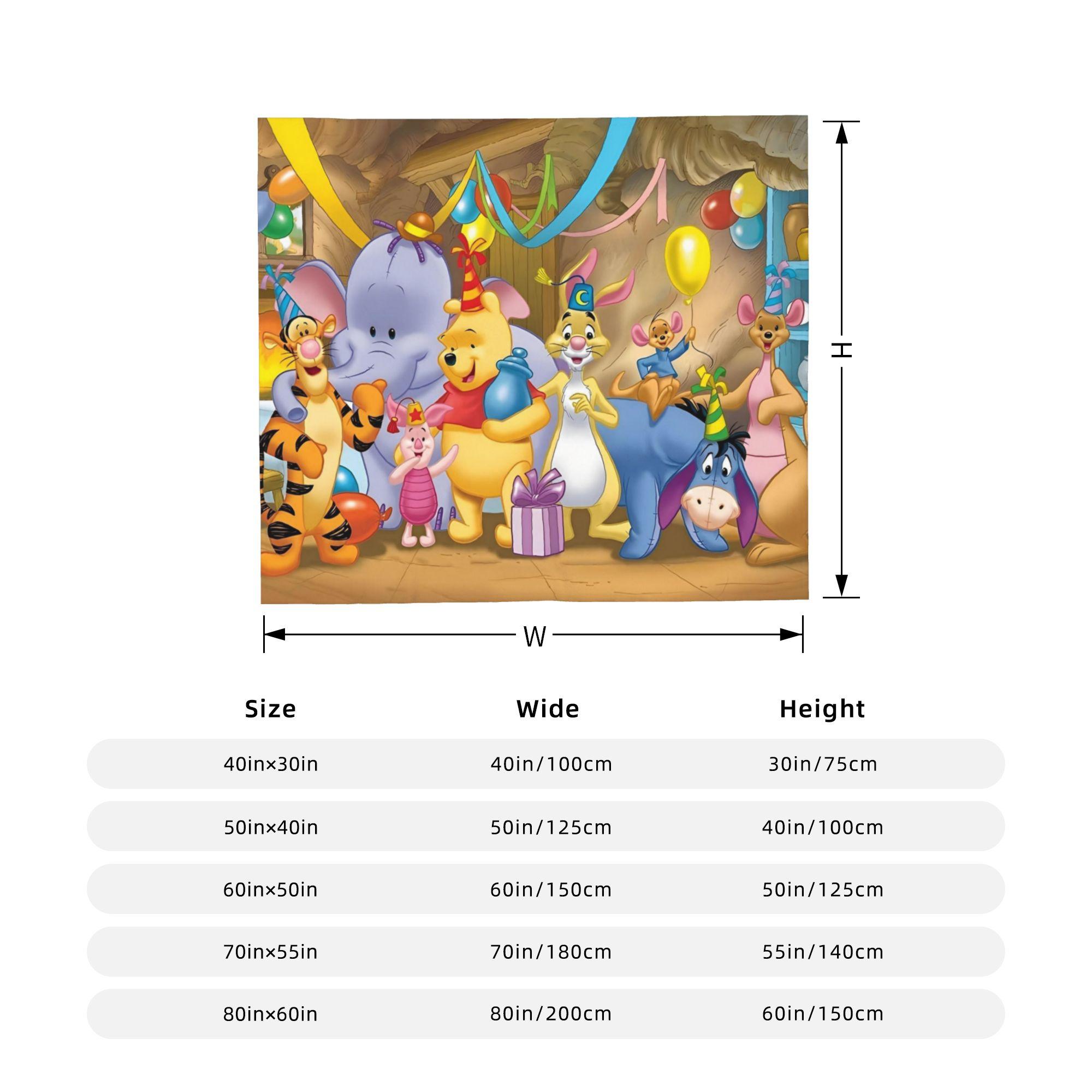 Happy Birthday Flannel Blanket Winnie The Pooh Creative Throw Blanket for Home 150*125cm Rug Piece 75x90cm
Happy Birthday Flannel Blanket Winnie The Pooh Creative Throw Blanket for Home 150*125cm Rug Piece 75x90cm