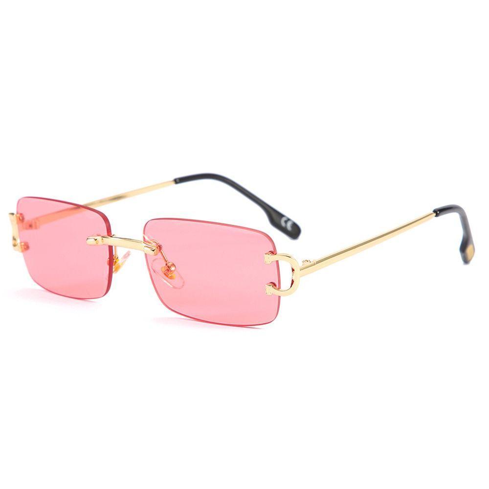 Fashion Vintage Small Metal Sunglasses Retro Uv400 Rectangle Frame Sunglasses Rimless Sun Glasses For Women & Men
Fashion Vintage Small Metal Sunglasses Retro Uv400 Rectangle Frame Sunglasses Rimless Sun Glasses For Women & Men