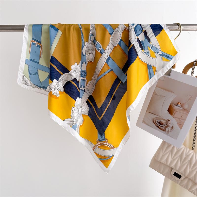 70cm Foulard Carre En Soie Imprime Pour Femmes, Design De Luxe, Bandeau Cheval En Satin Doux, Foulard De Bureau 70X70cm
70cm Foulard Carre En Soie Imprime Pour Femmes, Design De Luxe, Bandeau Cheval En Satin Doux, Foulard De Bureau 70X70cm