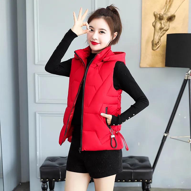 Hooded Down Vest Women s Short Korean Style Autumn and Winter Slim Down Vest Vest Thick Jacket XXXL червоний
Hooded Down Vest Women s Short Korean Style Autumn and Winter Slim Down Vest Vest Thick Jacket XXXL червоний