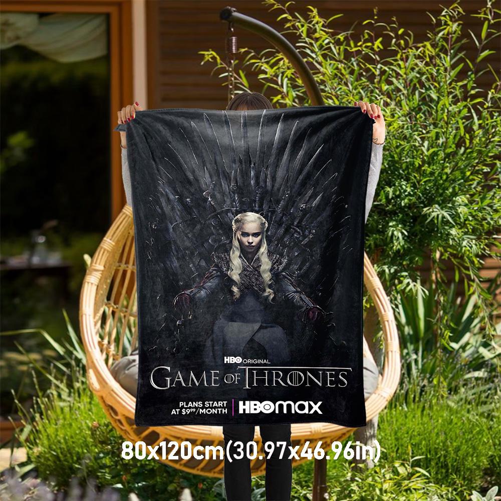 1PC Game of Thrones HBO Max Outdoor Flannel Blanket Soft Plush Decor for Picnics, camping,Bedroom, Playroom, Office1139A 80x120cm(31x47inch)
1PC Game of Thrones HBO Max Outdoor Flannel Blanket Soft Plush Decor for Picnics, camping,Bedroom, Playroom, Office1139A 80x120cm(31x47inch)