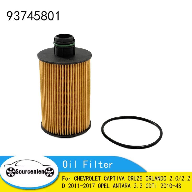 Oil Filter 93745801 For CHEVROLET CAPTIVA CRUZE ORLANDO 2.0/2.2 D 2011-2017 OPEL ANTARA 2.2 CDTi 2010-4S 1pcs
Oil Filter 93745801 For CHEVROLET CAPTIVA CRUZE ORLANDO 2.0/2.2 D 2011-2017 OPEL ANTARA 2.2 CDTi 2010-4S 1pcs
