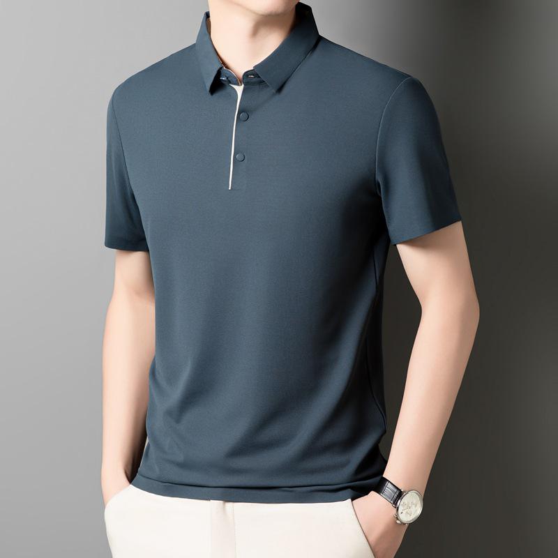 Классическая мужская быстросохнущая рубашка поло - Летняя повседневная с коротким рукавом для стилей среднего возраста, Доступны большие размеры M
Классическая мужская быстросохнущая рубашка поло - Летняя повседневная с коротким рукавом для стилей среднего возраста, Доступны большие размеры M