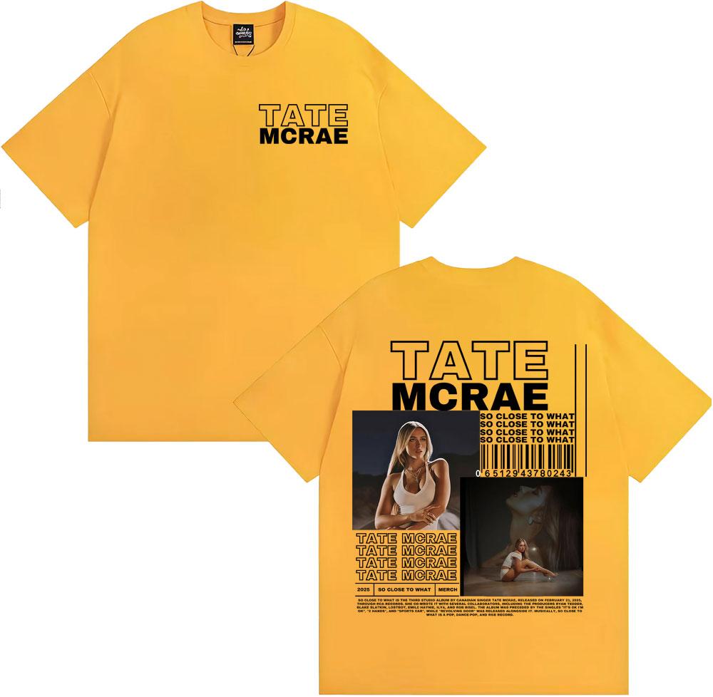 Tate Mcrae Альбом Так близко к чему 2025 Тур Футболка Мужская Женская Мода Эстетика Повседневные футболки Высокое качество 100% хлопок XL
Tate Mcrae Альбом Так близко к чему 2025 Тур Футболка Мужская Женская Мода Эстетика Повседневные футболки Высокое качество 100% хлопок XL