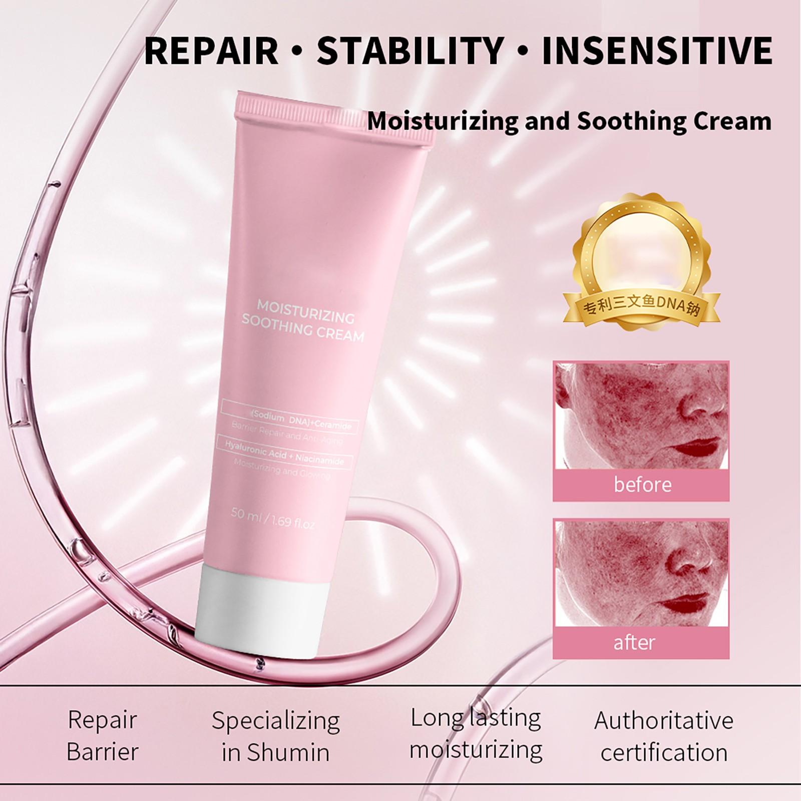 Regeneration Cream Soothes Skin, Redness, Refreshes Sensitive Skin, Moisturizes And Moisturizes Face Cream 50ml
Regeneration Cream Soothes Skin, Redness, Refreshes Sensitive Skin, Moisturizes And Moisturizes Face Cream 50ml
