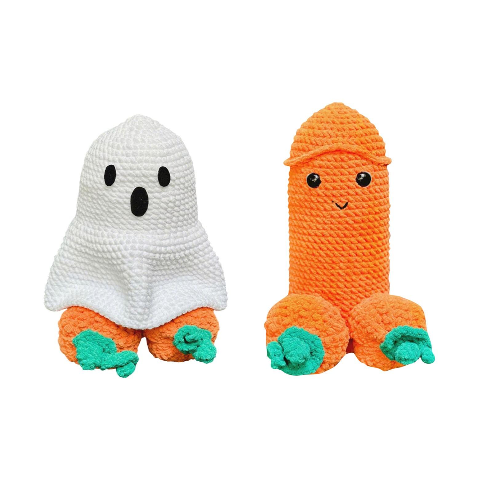 Креативный подарок - украшения в виде тыквы-привидения на Хэллоуин, связанные крючком вручную One Size
Креативный подарок - украшения в виде тыквы-привидения на Хэллоуин, связанные крючком вручную One Size