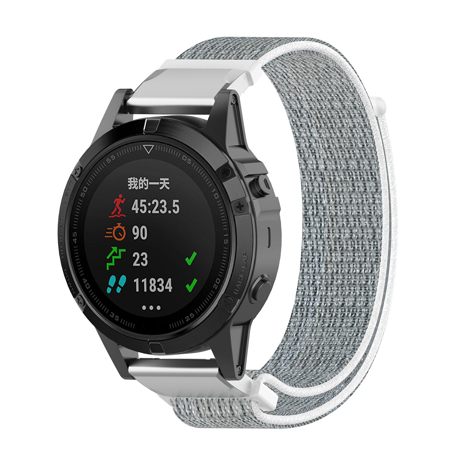 For Garmin Forerunner 570 47mm/Fenix 8 47mm/Fenix 7/Fenix 6/Fenix 5 Loop Fastener Nylon Smart Watch Strap Wristband Green/Blue
For Garmin Forerunner 570 47mm/Fenix 8 47mm/Fenix 7/Fenix 6/Fenix 5 Loop Fastener Nylon Smart Watch Strap Wristband Green/Blue