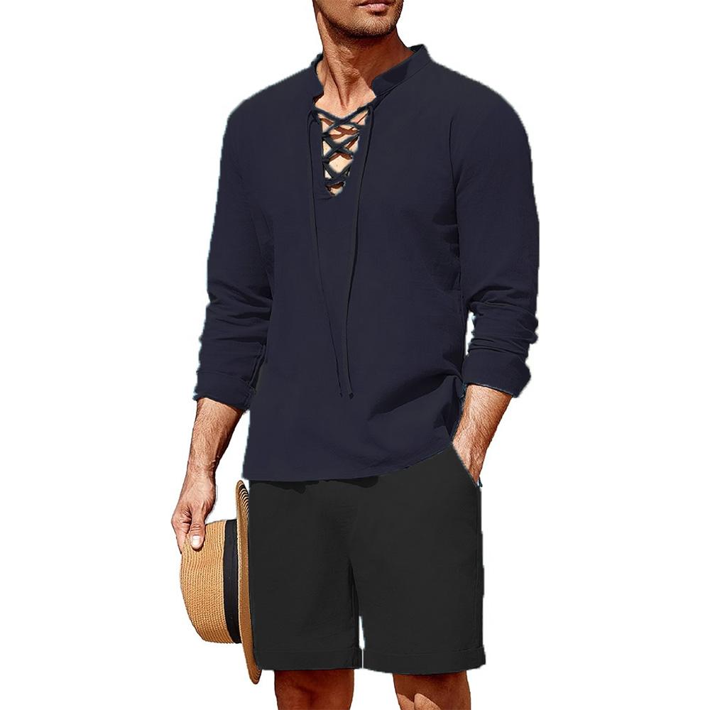 Комплект из 2 предметов из хлопкового льна для мужчин, летняя пляжная одежда, рубашка для йоги с длинными рукавами и короткие гавайские рубашки на лето XXXL тёмно-синий/чёрный
Комплект из 2 предметов из хлопкового льна для мужчин, летняя пляжная одежда, рубашка для йоги с длинными рукавами и короткие гавайские рубашки на лето XXXL тёмно-синий/чёрный