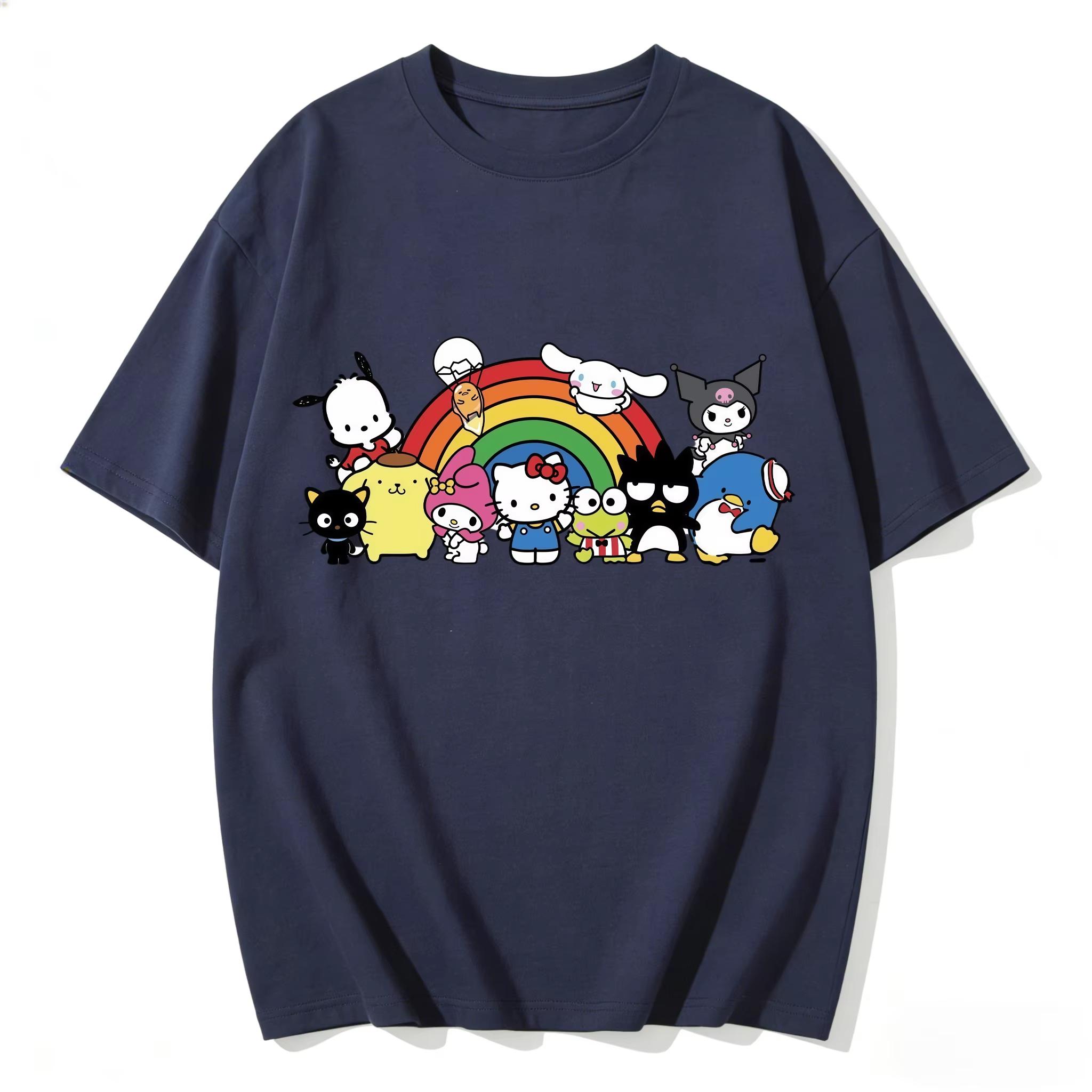 2026 new Summer Cute Sanrio TShirts Soft Cotton Short Sleeve Tees for Parents Kids Breathable Casual Daily Outfit Tops S
2026 new Summer Cute Sanrio TShirts Soft Cotton Short Sleeve Tees for Parents Kids Breathable Casual Daily Outfit Tops S