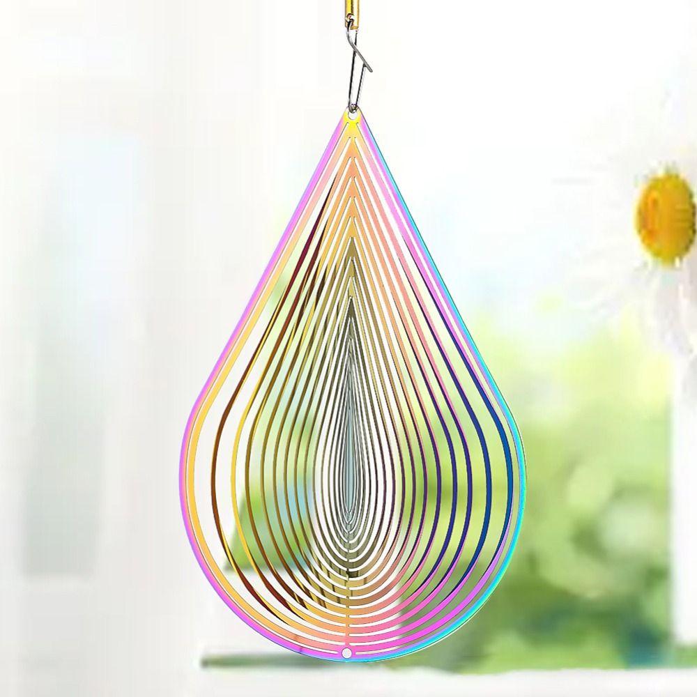 Gradient Color Wind Chime Pendant 3D Dynamic Rotating Wind Chimes Wind Spinner Catcher Party Style B
Gradient Color Wind Chime Pendant 3D Dynamic Rotating Wind Chimes Wind Spinner Catcher Party Style B