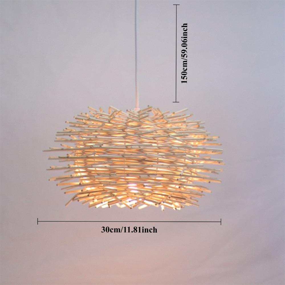 JOYINLED Chinese Handmade Pendant Light Bird s Nest Shape Ceiling Hanging Lamps For Tea Room Hotel Home Decor Rattan Chandelier No Bulb
JOYINLED Chinese Handmade Pendant Light Bird s Nest Shape Ceiling Hanging Lamps For Tea Room Hotel Home Decor Rattan Chandelier No Bulb