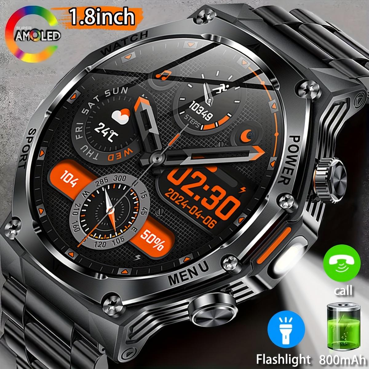 SACOSDING Мужские модные смарт-часы для мужчин, Bluetooth-звонок, 1,8” HD-экран 390*390, 800 мАч, спортивные, фитнес, монитор кислорода в крови, мужские часы
SACOSDING Мужские модные смарт-часы для мужчин, Bluetooth-звонок, 1,8” HD-экран 390*390, 800 мАч, спортивные, фитнес, монитор кислорода в крови, мужские часы
