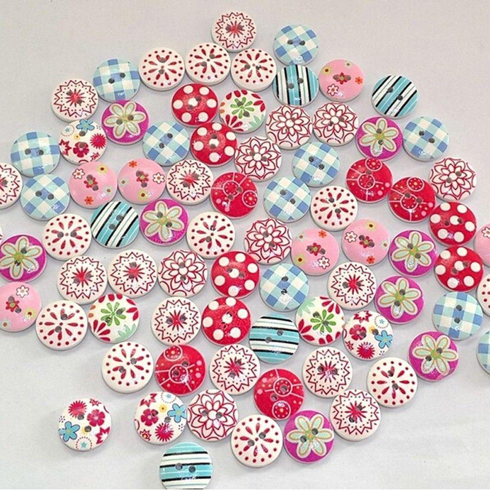 New Scrapbooking Sewing DIY 2 Holes Mixed Printing Round Pattern Decorative Buttons Wood Buttons
New Scrapbooking Sewing DIY 2 Holes Mixed Printing Round Pattern Decorative Buttons Wood Buttons