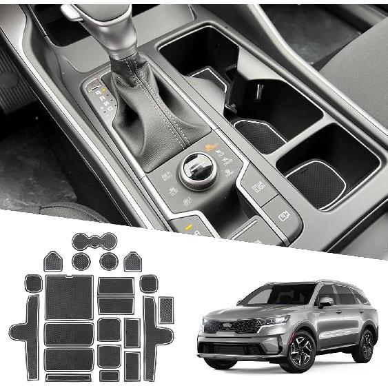 Килимки в отвори дверей для Kia Sorento 2021-2026 Аксесуари Вставки для підстаканників Протиковзкі гумові килимки в салон Вкладки для центральної консолі Сумісні з 2021 білий
Килимки в отвори дверей для Kia Sorento 2021-2026 Аксесуари Вставки для підстаканників Протиковзкі гумові килимки в салон Вкладки для центральної консолі Сумісні з 2021 білий