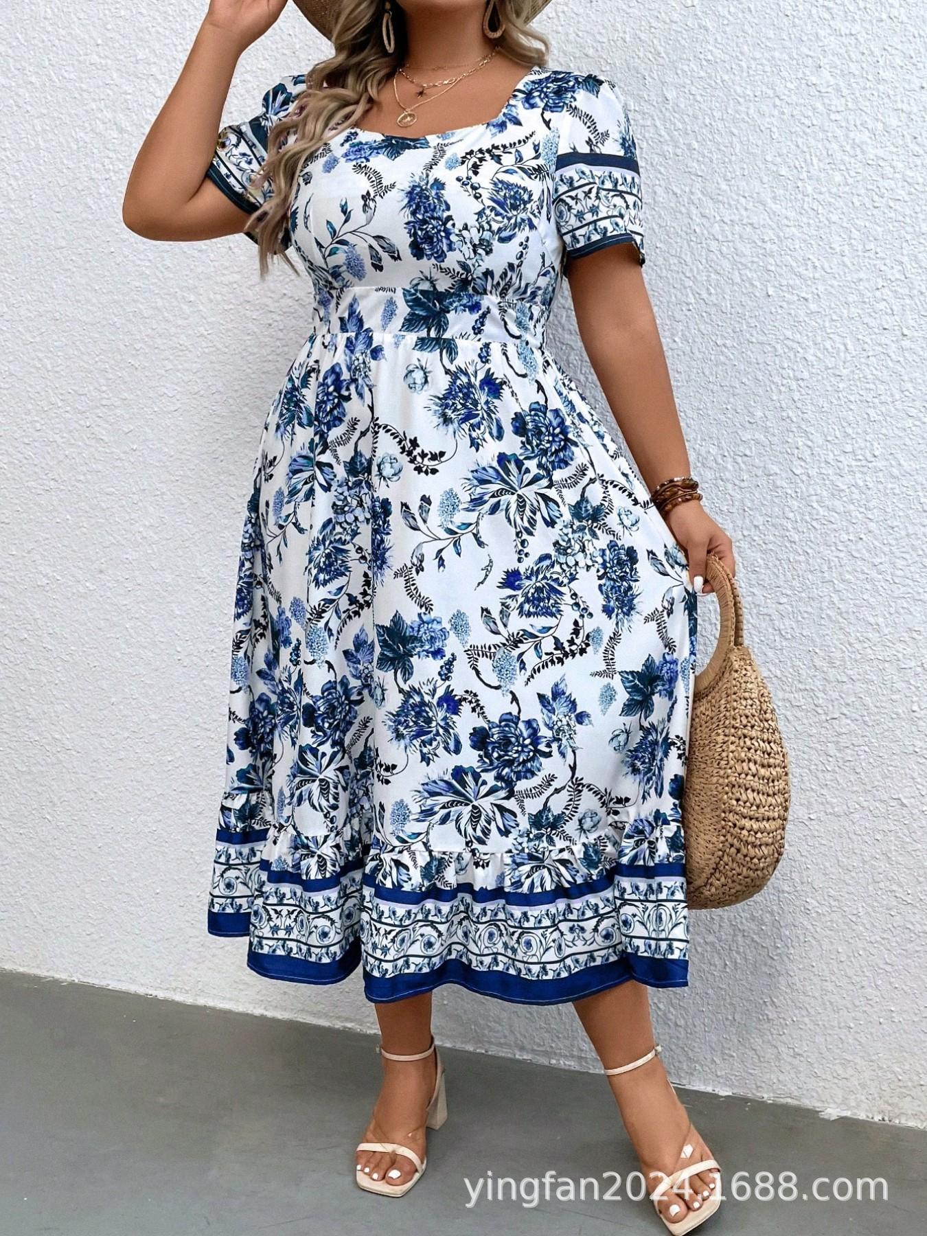 2026 Floral Blue Square Neck Ruffle Top 3XL
2026 Floral Blue Square Neck Ruffle Top 3XL