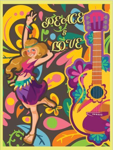Peace And Love Hippie Girl Guitar Metal Wall Plaque Art Vintage tin sign retroAluminum 20x30cm(7.8x11.8inch)
Peace And Love Hippie Girl Guitar Metal Wall Plaque Art Vintage tin sign retroAluminum 20x30cm(7.8x11.8inch)