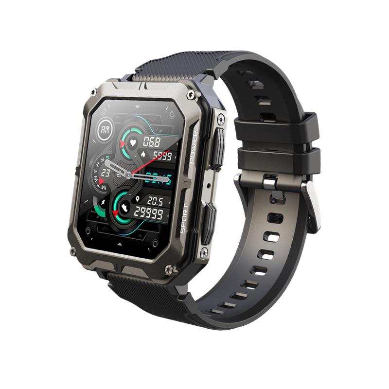 C20pro Outdoor Smartwatch: 1.83 Screen, Bluetooth Calling, Multi-Sport Modes, Health Monitoring, Three-Proof Design
C20pro Outdoor Smartwatch: 1.83 Screen, Bluetooth Calling, Multi-Sport Modes, Health Monitoring, Three-Proof Design