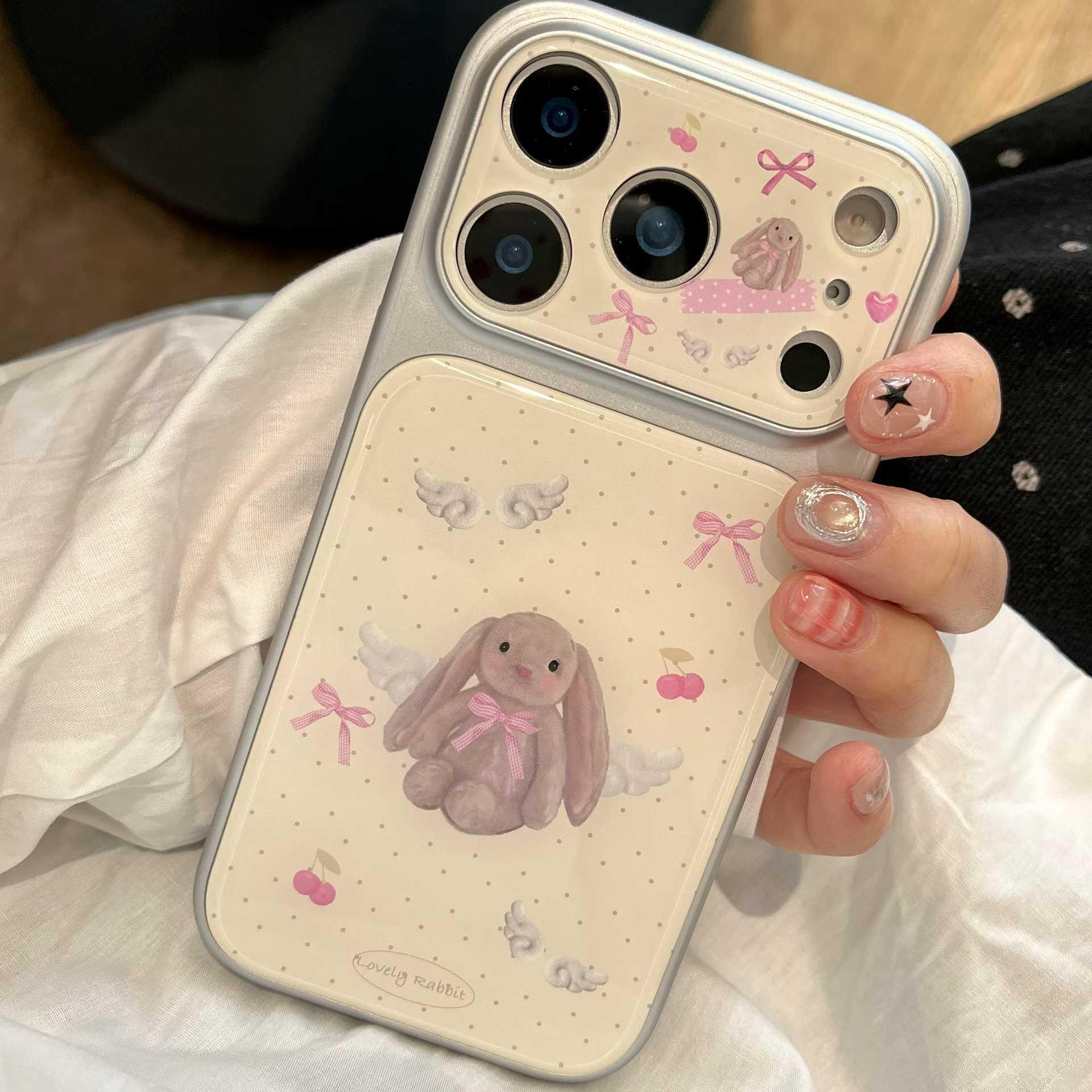 Korean Style Winged Plush Rabbit Case for iPhone 17 Pro Max, Compatible with Models 14-16. iPhone 15 Pro
Korean Style Winged Plush Rabbit Case for iPhone 17 Pro Max, Compatible with Models 14-16. iPhone 15 Pro