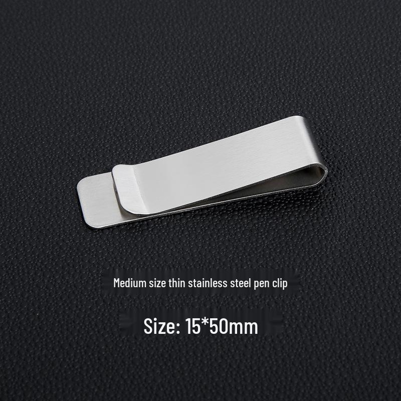 Retro Brass & Stainless Steel Pen Clip Holder for Notebooks
Retro Brass & Stainless Steel Pen Clip Holder for Notebooks