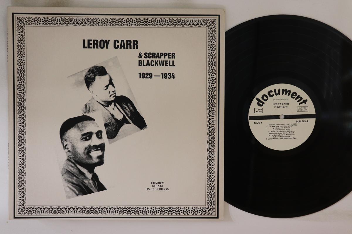 LP Record LEROY CARR, SCRAPPER BLACKWELL - 1929-1934 DLP543 DOCUMENT 1988 Austria Blues Used
LP Record LEROY CARR, SCRAPPER BLACKWELL - 1929-1934 DLP543 DOCUMENT 1988 Austria Blues Used