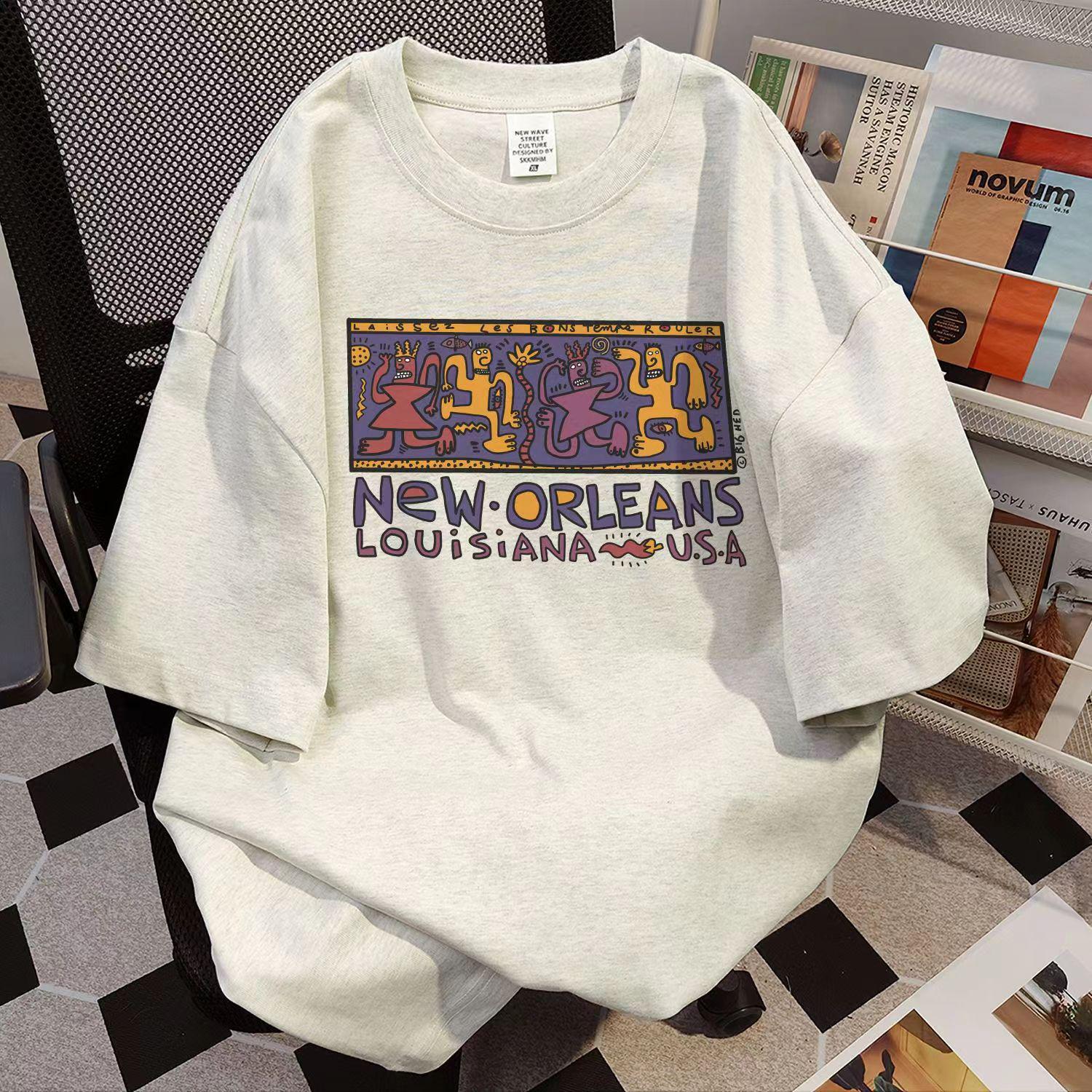 Unisex 100% Cotton Short Sleeve Crew Neck T-shirt - Casual Loose Fit Summer Top 2XL for 131-145 jin
Unisex 100% Cotton Short Sleeve Crew Neck T-shirt - Casual Loose Fit Summer Top 2XL for 131-145 jin