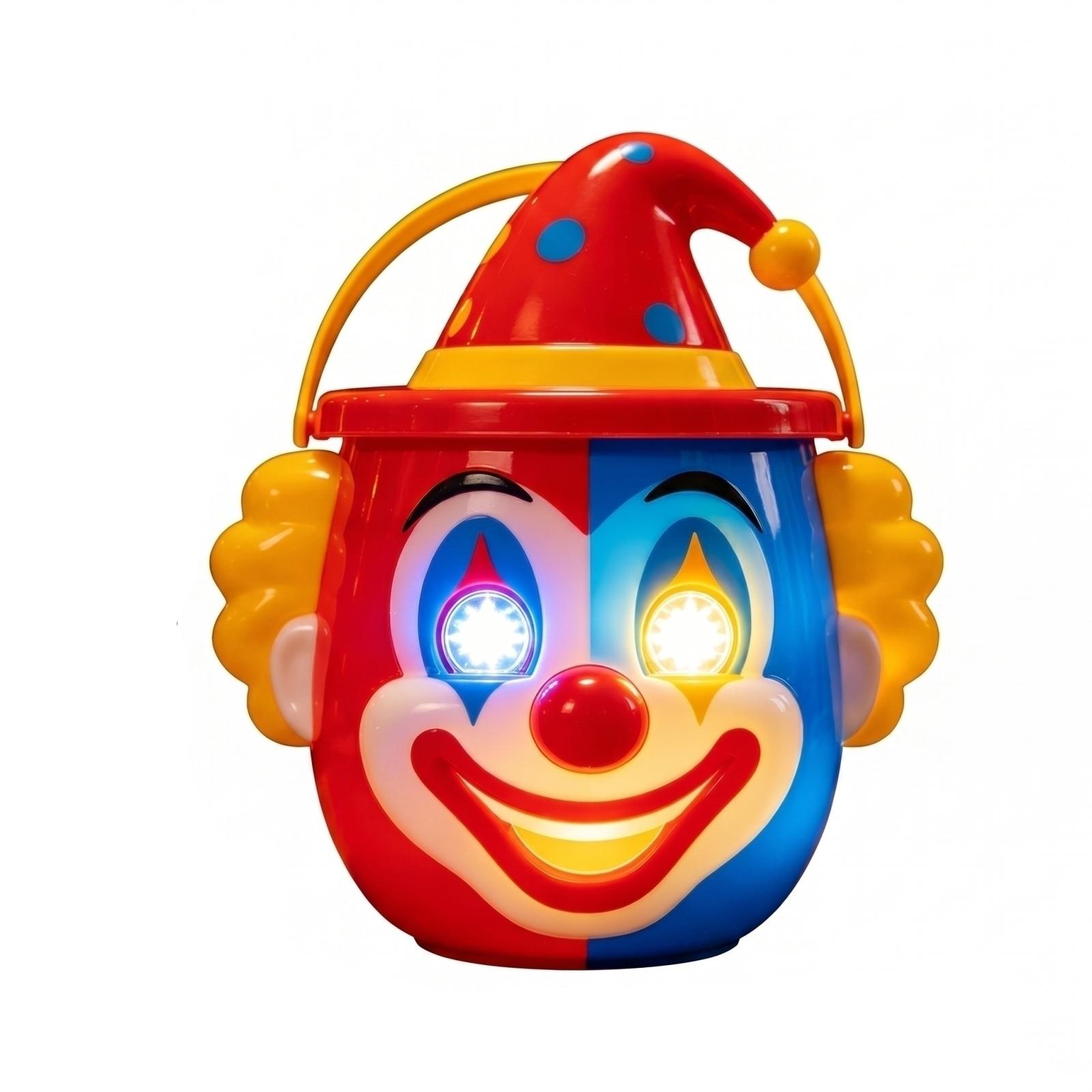 Novelty Clown Shaped Popcorn Bucket with Illuminated Eyes and Handle for Easy Carrying Suitable for Themed Events and Parties One Size
Novelty Clown Shaped Popcorn Bucket with Illuminated Eyes and Handle for Easy Carrying Suitable for Themed Events and Parties One Size