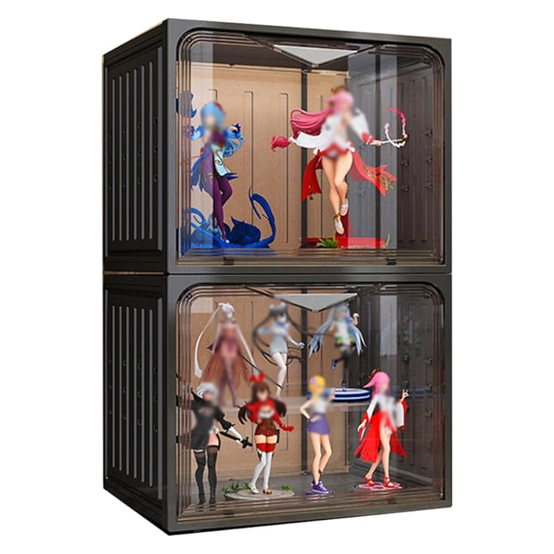 PFLife figure case collection case display rack figure shelf display case width 40 showcase large Easy to assemble Larger uv cut (black, 2 boxes)
PFLife figure case collection case display rack figure shelf display case width 40 showcase large Easy to assemble Larger uv cut (black, 2 boxes)