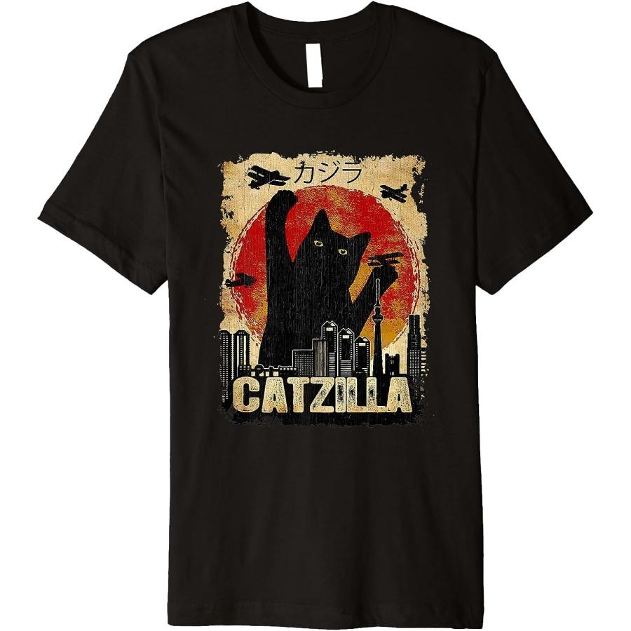 Onesteps Vintage Catzilla - Funny Kitten and Cat Premium T-Shirt (Black, L) XXXXXL різнокольоровий
Onesteps Vintage Catzilla - Funny Kitten and Cat Premium T-Shirt (Black, L) XXXXXL різнокольоровий