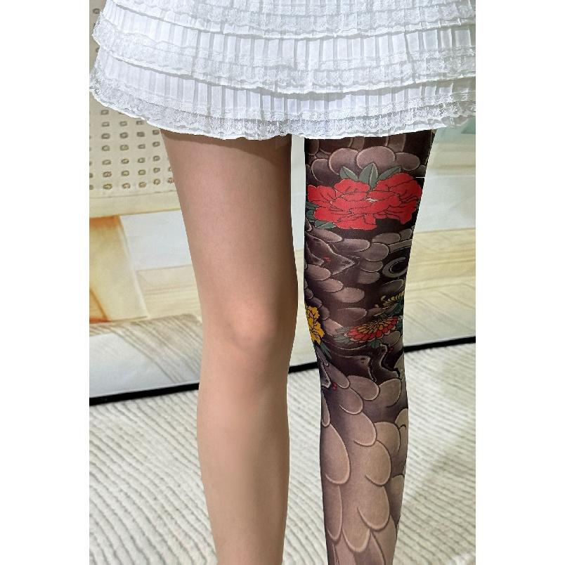 Floral Leg Tattoo Stockings, Anti-Snag, Summer Thin Style, New Trendy Fashion, High Elasticity, Sexy Floral Leg Pantyhose Red and yellow flowers
Floral Leg Tattoo Stockings, Anti-Snag, Summer Thin Style, New Trendy Fashion, High Elasticity, Sexy Floral Leg Pantyhose Red and yellow flowers