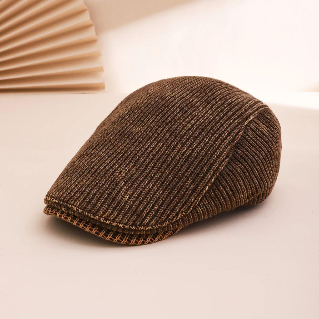 Fashionable Hong Kong-style tie-dyed knitted front hat, retro British-style baseball cap, versatile and stylish beret One Size
Fashionable Hong Kong-style tie-dyed knitted front hat, retro British-style baseball cap, versatile and stylish beret One Size
