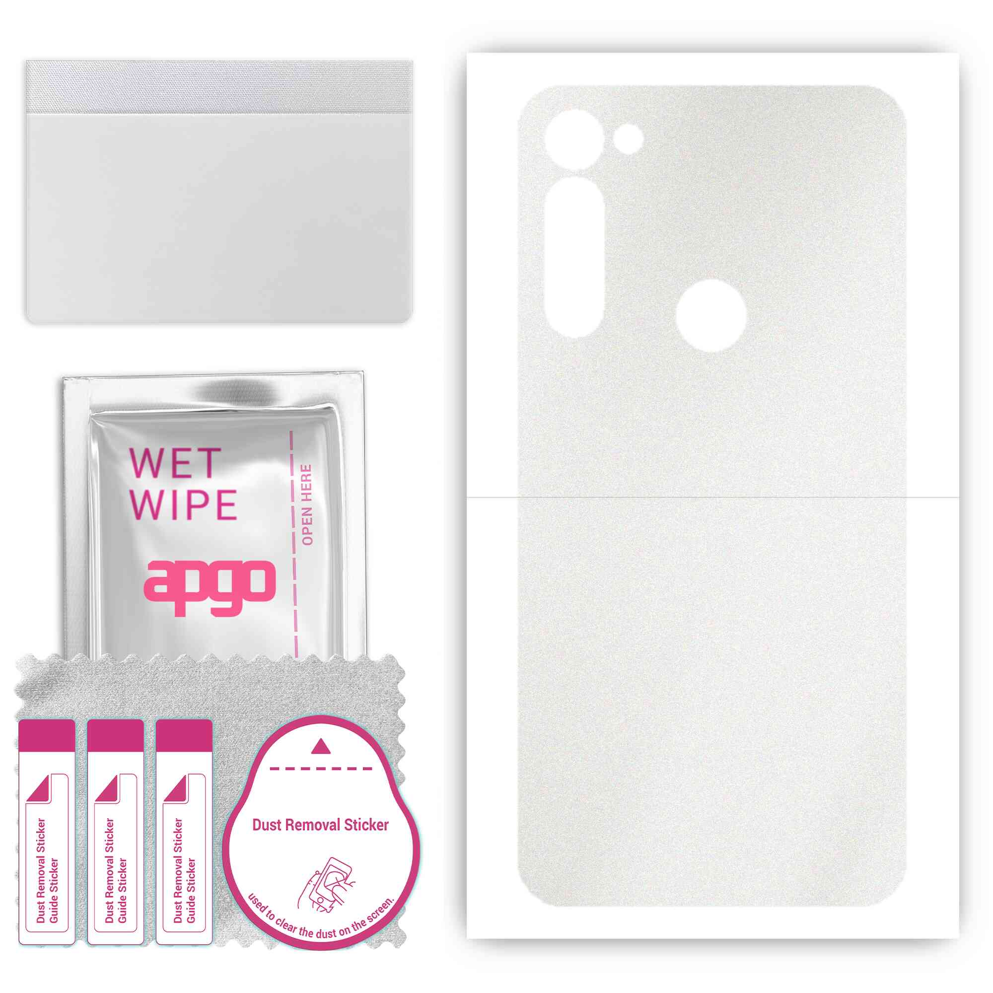 Apgo Protective Skin Sticker для задньої панелі, сумісної з Motorola Moto G Stylus PRO, Wrap Film, Foil, Vinyl - Pattern Matte Transparent
Apgo Protective Skin Sticker для задньої панелі, сумісної з Motorola Moto G Stylus PRO, Wrap Film, Foil, Vinyl - Pattern Matte Transparent