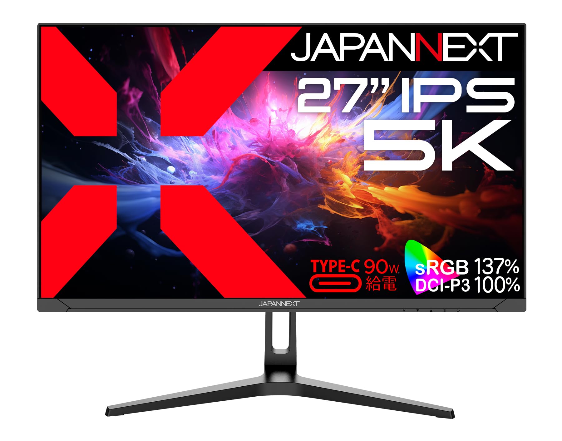 JAPANNEXT IPS panel equipped with 5K resolution LCD monitor HDMI DP USB 90W power HDR KVM function equipped year 27-inch (5120x2880) JN-27IPS5K-C9 чорний
JAPANNEXT IPS panel equipped with 5K resolution LCD monitor HDMI DP USB 90W power HDR KVM function equipped year 27-inch (5120x2880) JN-27IPS5K-C9 чорний