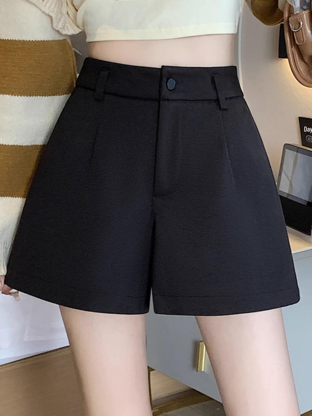 Women s Black Woolen High-Waisted A-line Shorts - Autumn/Winter Casual Booty Shorts XS
Women s Black Woolen High-Waisted A-line Shorts - Autumn/Winter Casual Booty Shorts XS