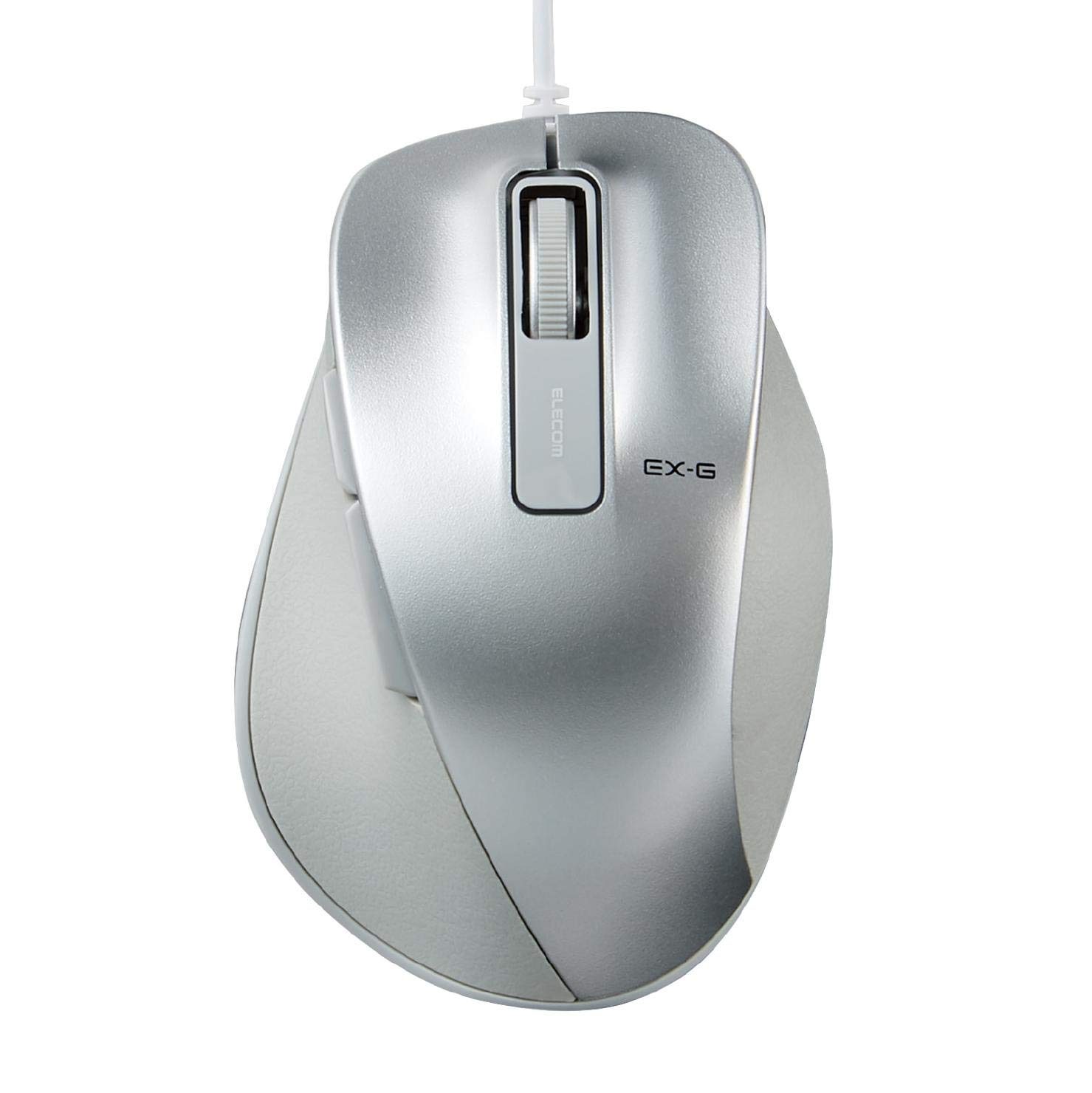ELECOM USB Mouse, Wired, Medium Size, 5 Buttons (with Back and Forward Buttons), Blue LED, Perfect Grip, Silver (M-XGM10UBSVEC)
ELECOM USB Mouse, Wired, Medium Size, 5 Buttons (with Back and Forward Buttons), Blue LED, Perfect Grip, Silver (M-XGM10UBSVEC)