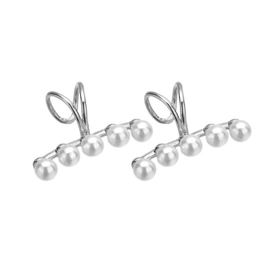 Женские каффы на уши без прокола, клипсы, искусственный жемчуг, клипсы на козелок, украшения для вечеринки серебряный
Женские каффы на уши без прокола, клипсы, искусственный жемчуг, клипсы на козелок, украшения для вечеринки серебряный