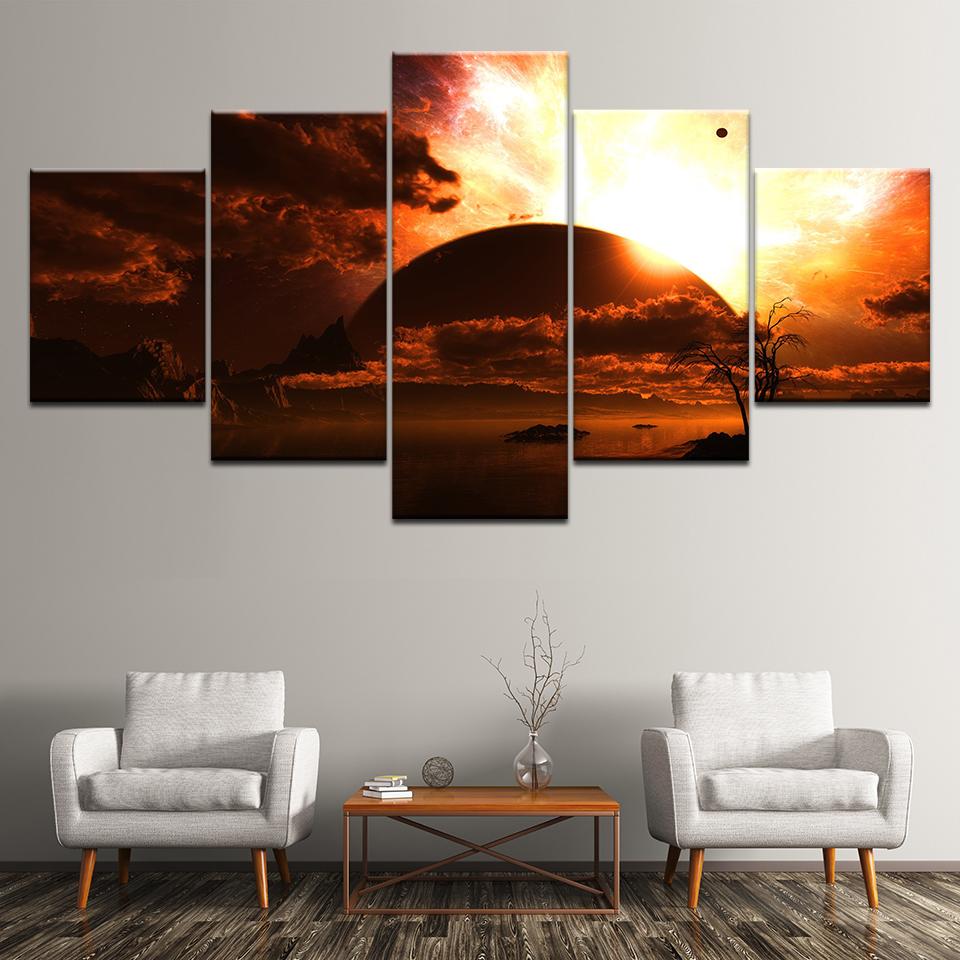 5 панелей настенного искусства деревья закат озеро постер искусство холст печать огромные картины для домашнего декора комнаты настенная живопись украшение Medium Size Unframed Canvas
5 панелей настенного искусства деревья закат озеро постер искусство холст печать огромные картины для домашнего декора комнаты настенная живопись украшение Medium Size Unframed Canvas