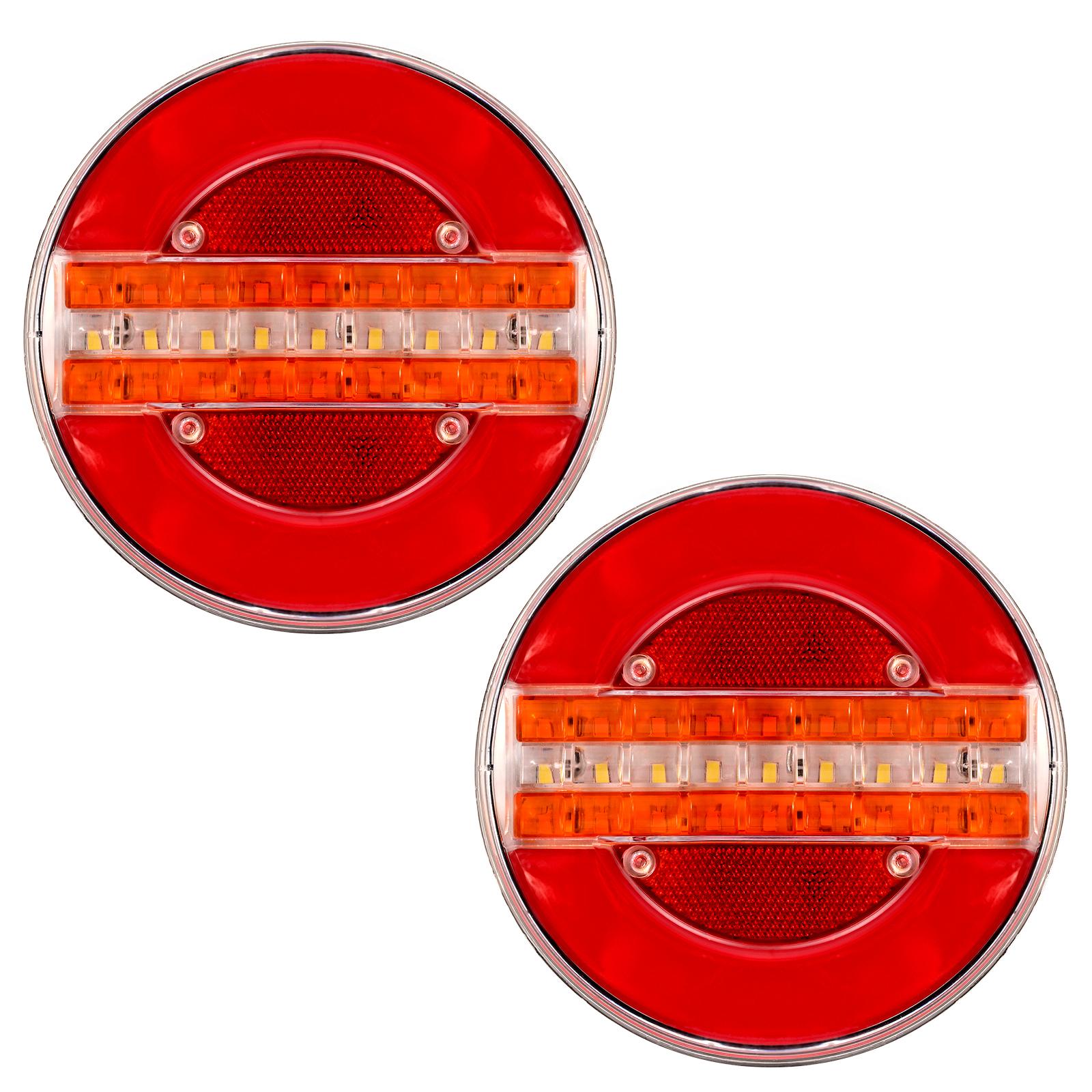 2x Trailer Tail Light LED Round Hamburger Brake Light Waterproof Truck Rear Lights Stop Indicator Lamp 12V 24V Lorry Caravan Van красный
2x Trailer Tail Light LED Round Hamburger Brake Light Waterproof Truck Rear Lights Stop Indicator Lamp 12V 24V Lorry Caravan Van красный