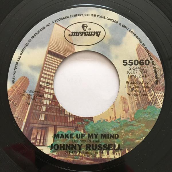 7inch Record JOHNNY RUSSELL - Make Up My Mind / I Might Be A Whil 55060 Mercury 1979 US Folk Used
7inch Record JOHNNY RUSSELL - Make Up My Mind / I Might Be A Whil 55060 Mercury 1979 US Folk Used