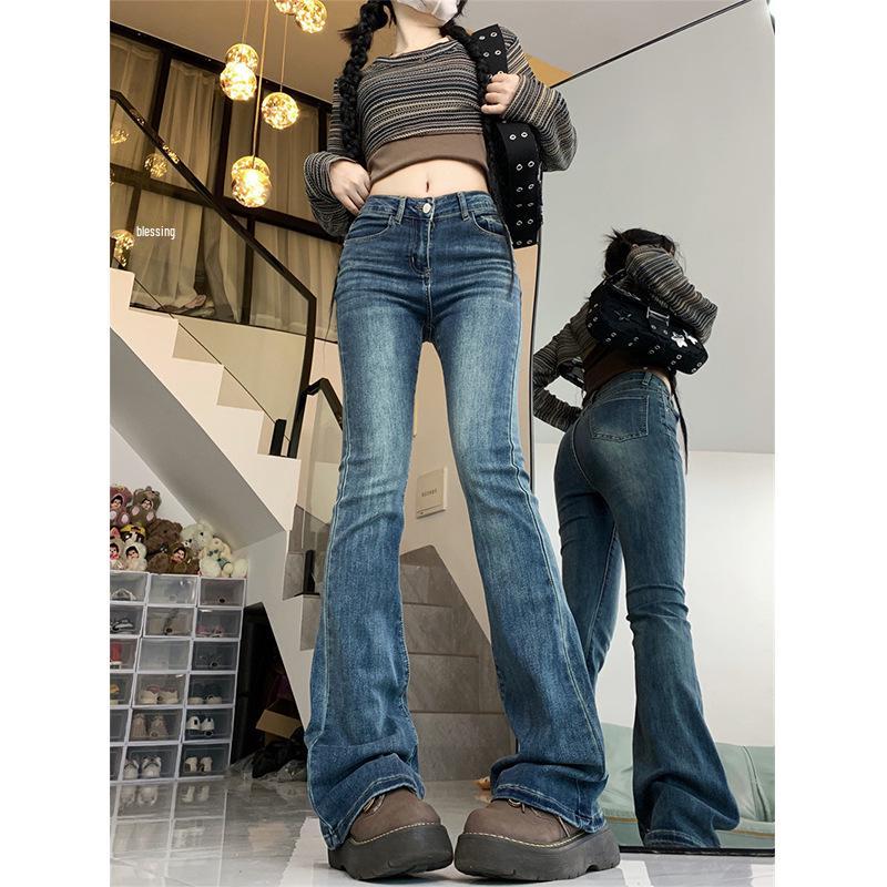 Women s Plus Size High Waist Micro Flare Jeans - Slimming 2024 Autumn Straight Leg Floor-Length Pants. S
Women s Plus Size High Waist Micro Flare Jeans - Slimming 2024 Autumn Straight Leg Floor-Length Pants. S