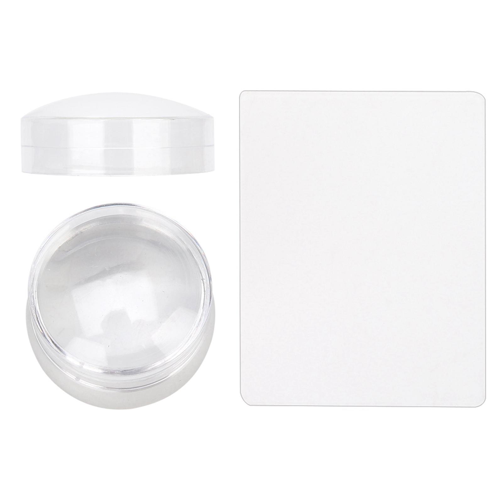 Professional Silicone Nail Art Stamper with Lid Scraper Manicure Nail Printing Tool Set(Silver) срібний
Professional Silicone Nail Art Stamper with Lid Scraper Manicure Nail Printing Tool Set(Silver) срібний