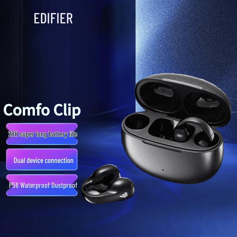 EDIFIER Comfo Clip Open-Ear Bluetooth Sports Headphones
EDIFIER Comfo Clip Open-Ear Bluetooth Sports Headphones