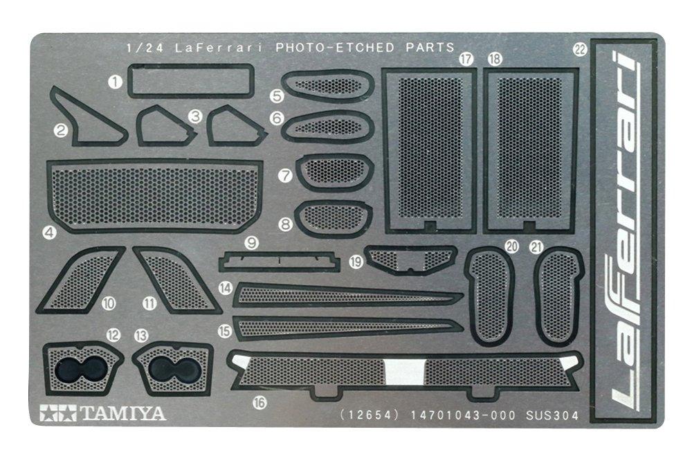 Tamiya 124 Detail Up Parts Series No.54 La Ferrari Etching Parts Set Plastic Model Parts 12654
Tamiya 124 Detail Up Parts Series No.54 La Ferrari Etching Parts Set Plastic Model Parts 12654