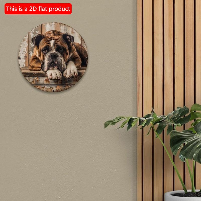 2d Flat 20*20cm Wooden Sign, Circular Wreath Sign Dormitory Decoration Gifts, Bulldog Themed Decoration, for Home, Kitchen, Garden, Bedroom, Bar Decor 20x20cm
2d Flat 20*20cm Wooden Sign, Circular Wreath Sign Dormitory Decoration Gifts, Bulldog Themed Decoration, for Home, Kitchen, Garden, Bedroom, Bar Decor 20x20cm