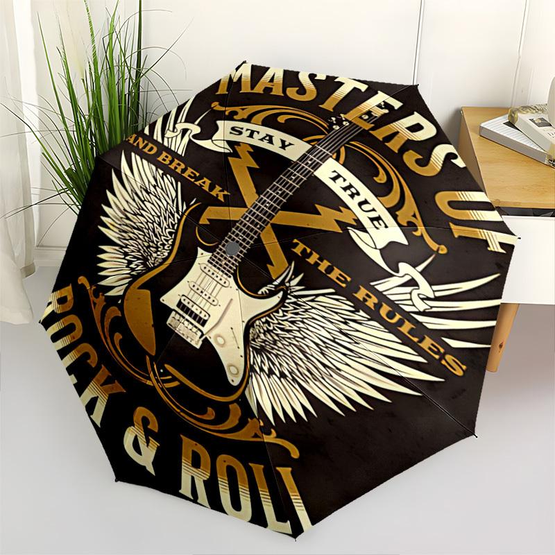 Guitar, Rock Roll Themed Automatic Opening and Closing Umbrella, Brightly Colored 8-rib Portable Umbrella, Suitable for Men and Women, A Per
Guitar, Rock Roll Themed Automatic Opening and Closing Umbrella, Brightly Colored 8-rib Portable Umbrella, Suitable for Men and Women, A Per