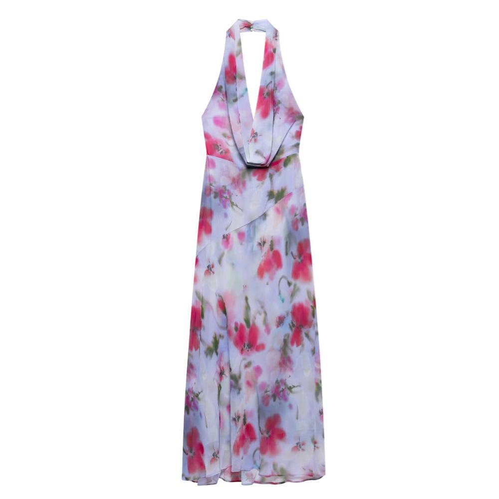 2025 Spring/Summer Women s Slim Sexy Halter Neck Backless Print Midi Dress Extra Small
2025 Spring/Summer Women s Slim Sexy Halter Neck Backless Print Midi Dress Extra Small