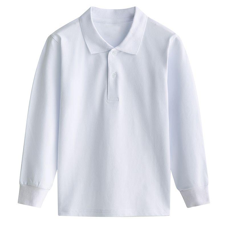Хлопковый подкладка Поло воротник Весна и Осень Мужские и Женские Топы Базовая Футболка Лето Ученики Средней и Начальной Школы Школьная Форма White-collar Long sleeves T-shirt 140cm
Хлопковый подкладка Поло воротник Весна и Осень Мужские и Женские Топы Базовая Футболка Лето Ученики Средней и Начальной Школы Школьная Форма White-collar Long sleeves T-shirt 140cm