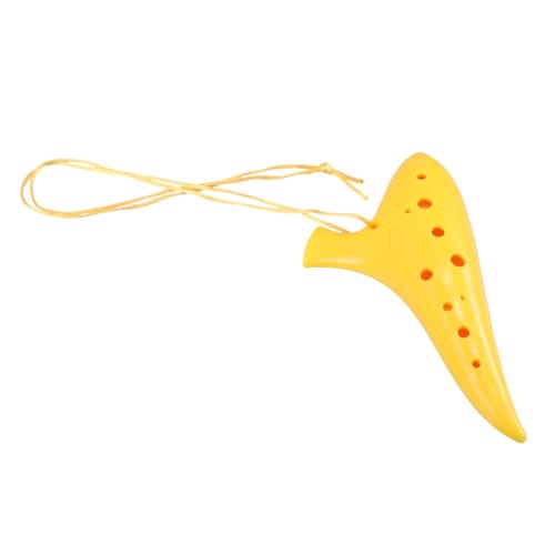 Abaodam 12-Hole Alto Ocarina, Washable Plastic, for Students and Beginners, Small Practice Instrument, Yellow, 18 x 10 x 5 cm, Approx. 150 g, Glossy F
Abaodam 12-Hole Alto Ocarina, Washable Plastic, for Students and Beginners, Small Practice Instrument, Yellow, 18 x 10 x 5 cm, Approx. 150 g, Glossy F