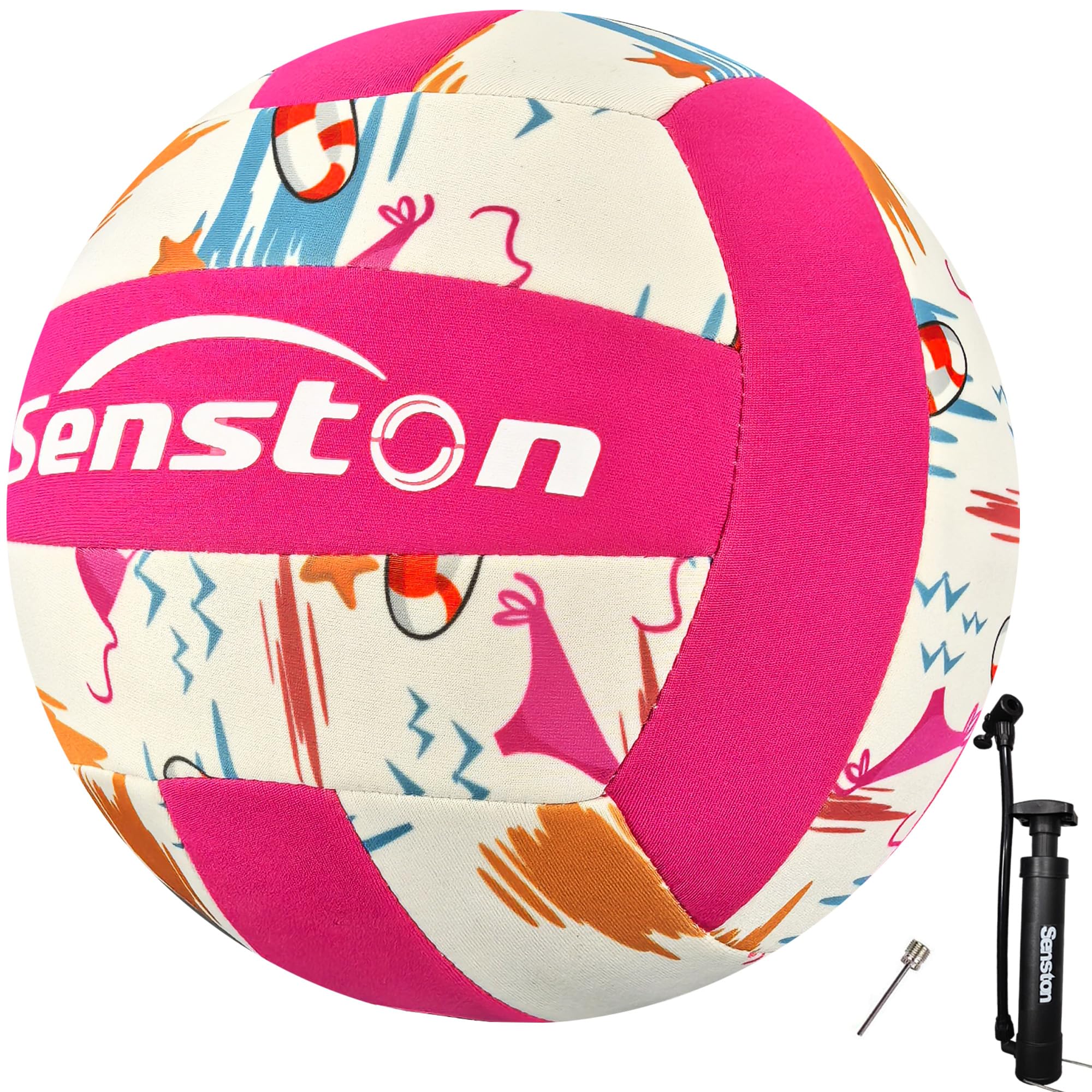 Мяч для волейбола Senston Volleyball 5 водонепроницаемый и мягкий, идеально подходит для пляжа, а также для крытых и открытых бассейнов.. игра, волейбол, розовый
Мяч для волейбола Senston Volleyball 5 водонепроницаемый и мягкий, идеально подходит для пляжа, а также для крытых и открытых бассейнов.. игра, волейбол, розовый